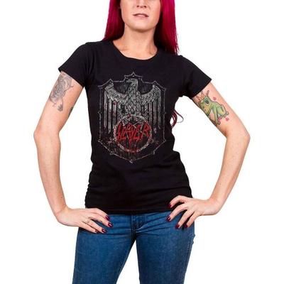 Slayer Womens/Ladies Bloody Shield T-Shirt