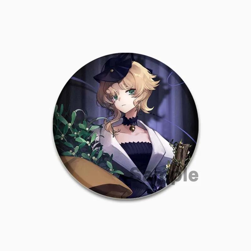 32/44/58mm Electronic Role Playing Games Badge Spathodea Ezra Desert Flannel Brooches Handmade Lapel Pins for Clothes Hat Backpack Jewelry