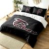 Atlanta Falcons 3-teiliges Bettwäsche-Set Einfaches Modernes Bettwäsche-Set Knitterfest Weicher Stoff Ganzjahresnutzung ein perfektes Geschenk