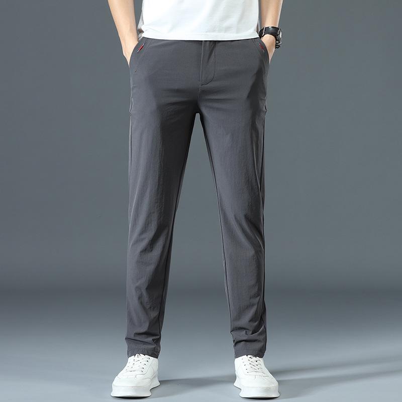 Pantalones Casuales Elásticos Ajustados de Alta Gama para Hombre 2023 - Modernos, Versátiles, Estilo de Negocios
