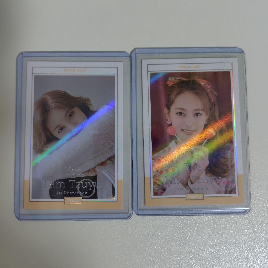 

[USED] TWICE Yes I am Tzuyu (yellow) trading card set of 2