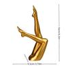 Modern Art Female Leg Sculpture, Office Desktop Ornament, Holiday Decoration For Valentine'S Day, Thanksgiving Day