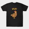 Herren Schwarzes T-Shirt mit Aufdruck Rawr No-Cut Transferpapier Druck Baumwoll-T-Shirt