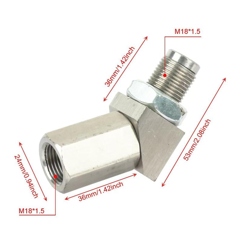 1Pc Oxygen Sensor Adapter Car Check Engine Light Fix Catalytic Mesh Oxygen O2 Sensor Spacer Adapter Mini Catalytic Converter