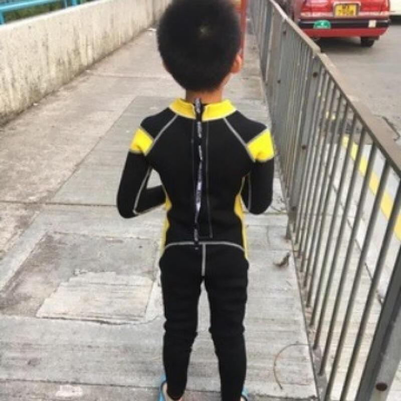 Children's Thermal One-Piece Wetsuit Swimsuit