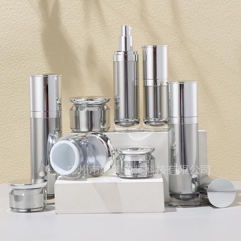 

Acrylic Mushroom Cosmetic Packaging Bottle Lotion Cream Dispenser Bottle Set