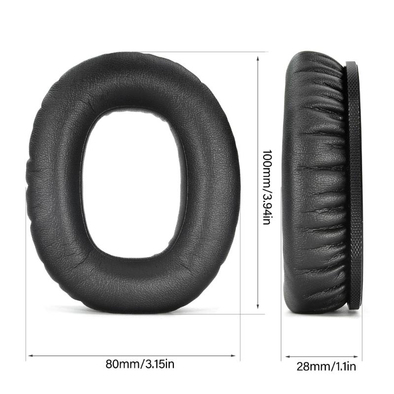 Comfortable Noise Reducing Headphone Ear Pad Memory Foam Ear Cushions for Monitor3 Headphone Earmuff Easy Installation