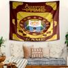 Personalized Adventure Time Background Tapestry,Custom Name Birthday Party,Multifunctional Wall Decoration for Home Decor,Various Occasions