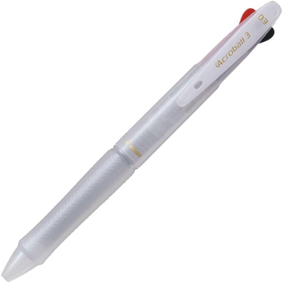 Pilot Acroball 3 Ballpoint Black BKAB40FBK 0.7mm 3-Color Pen,