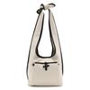 Le Peppe Canvas Shoulder Bag Black