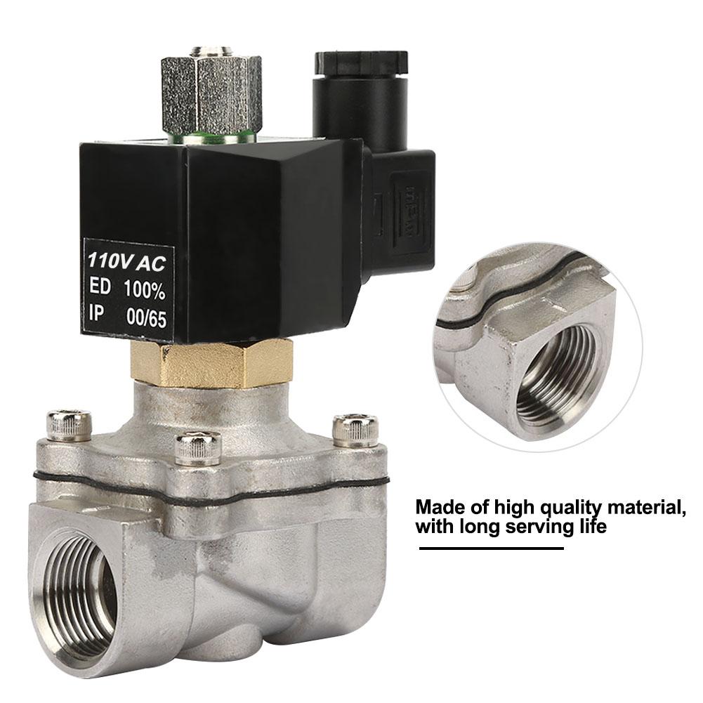 2S-200-20 G3Celsius4  Normally Open Stainless Steel Electric Solenoid Valve for Water   ( 12V)