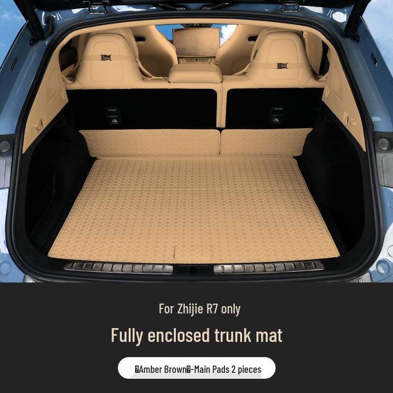 Zhijie R7 Full Coverage Waterproof Leather Trunk Mat