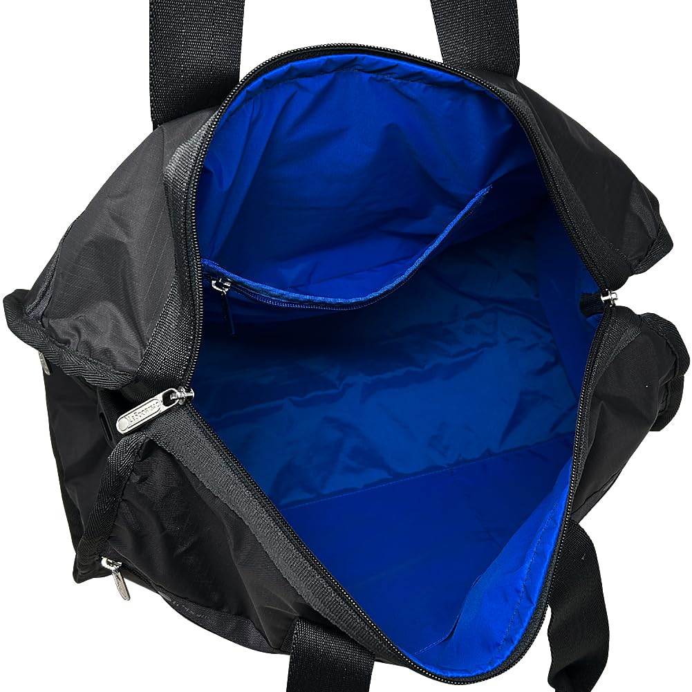 LeSportsac Deluxe Medium Weekender Boston Bag for night trips (Thunder) 1-2 (4318) [Used]