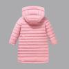 2025 Kids' Thick Cotton Over-the-Knee Winter Jacket - Boys' & Girls' Mid-Length Outerwear