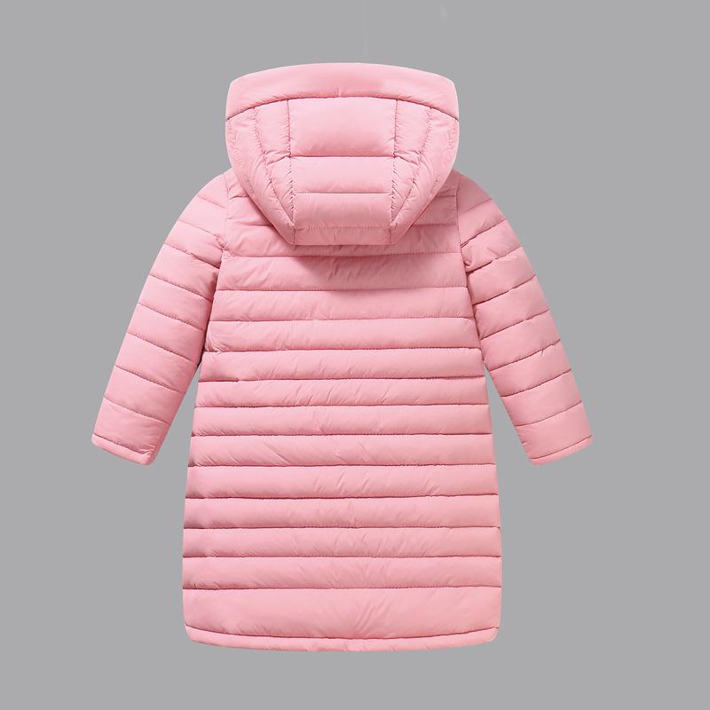 2025 Kids' Thick Cotton Over-the-Knee Winter Jacket - Boys' & Girls' Mid-Length Outerwear