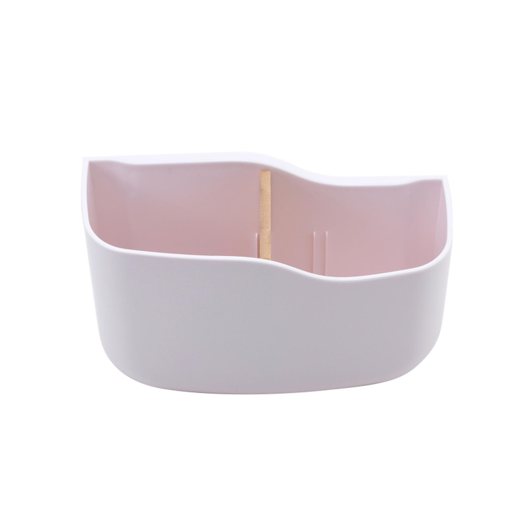 

Настенный ящик для хранения пульта дистанционного управления для мобильных телефонов Многофункциональный стеллаж для хранения без отверстий Настенные держатели для хранения мусора белый