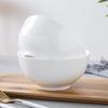 6-inch White Round Serving Bowl