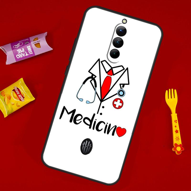 

Cartoon Medicine Doctor Nurse Phone Case For ZTE Nubia Red Magic 11 Pro Plus 10 10S 9 9S 8 8S 6S 7S 6 7 Pro 10 Air Cover Red Magic 8 Pro