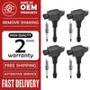 4Pcs Ignition Coil + Iridium Spark Plug For Nissan Altima Cube Rogue Infiniti FX50 Uf549 22448ED000 22448JA00A 22448JA00C