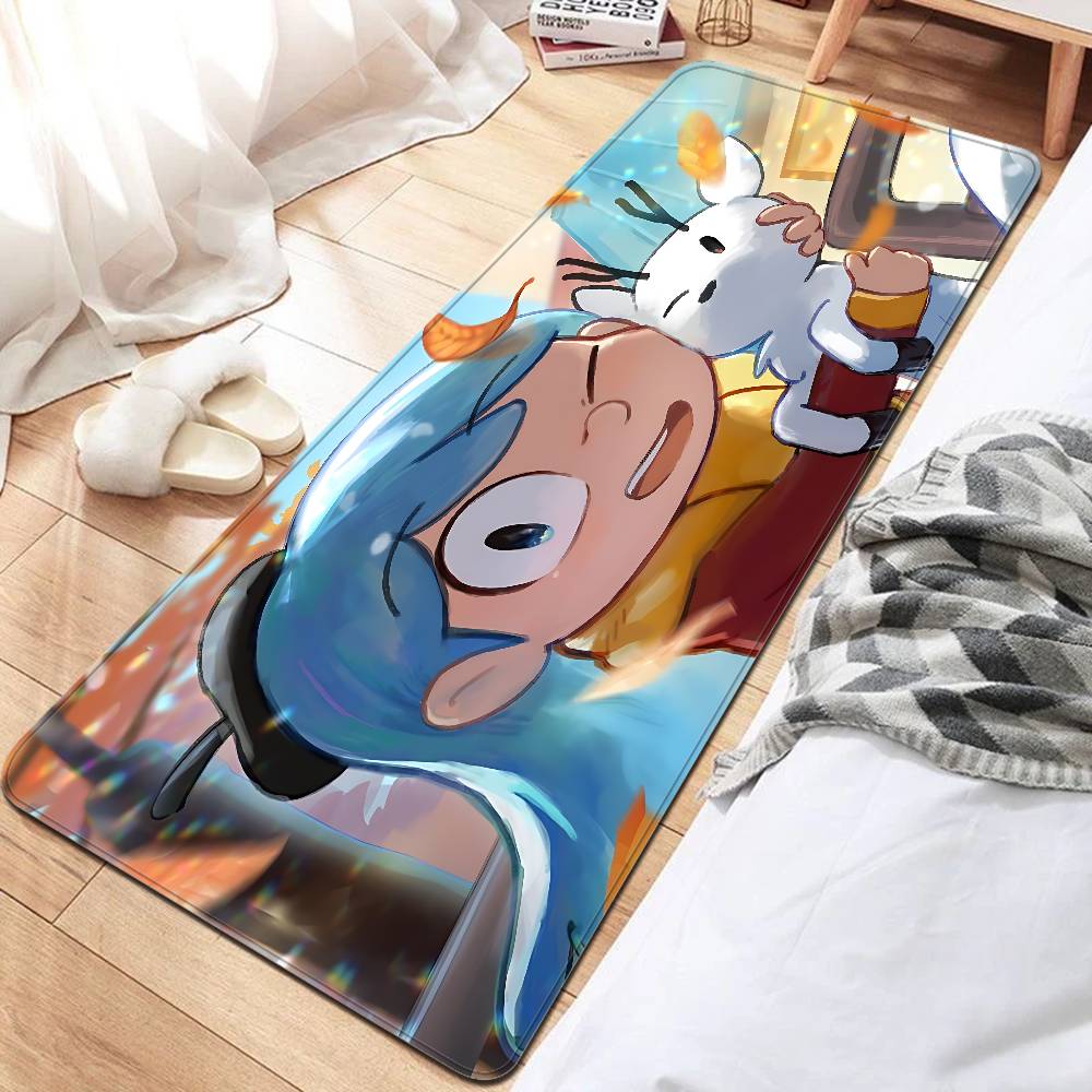 

Classic H-Hilda Girl Hallway Carpet Non-Slip Laundry Room Mat Laundry Decor Balcony Child Living Room Toilet Rug 40x60cm