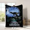 Fluffy Blanket  J-Jurassic Park Bed Sofa Camp Nap Bedroom Decor Bedspread Soft Fleece Home Textile Birthday Wedding Gift Blanket