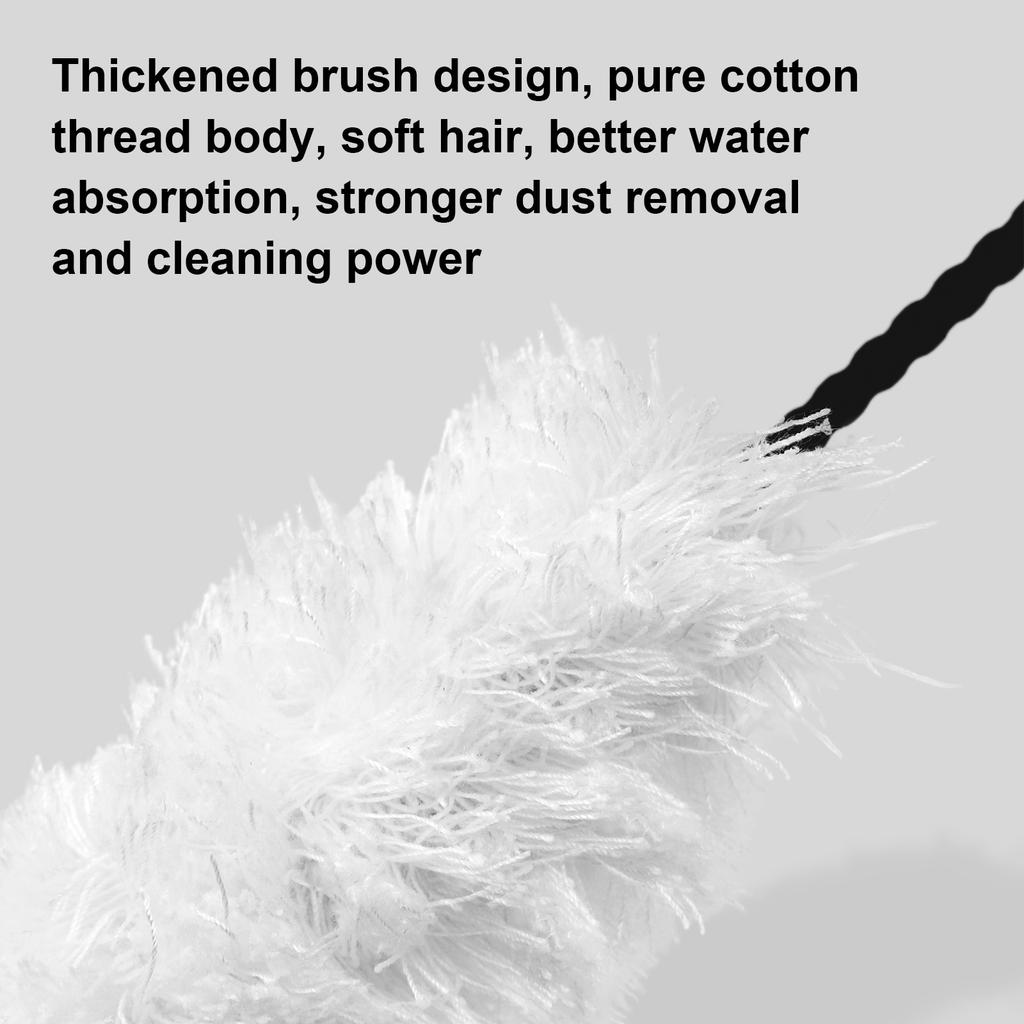 15 inch Flute Cleaning Rod Flute Cleaner Cleaning Brush Dust Brush for Inside Tube Maintenance Tool of Flute