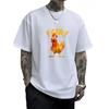 FCawF Lustiger Hühner Humor Zitat Hahn Meme Herren T-Shirt Grafik Lässiges T-Shirt Streetwear Hipster Locker Damen Tee