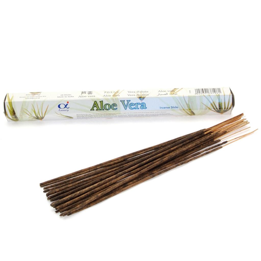 6x Aloe Vera Incense Sticks, 20 Count