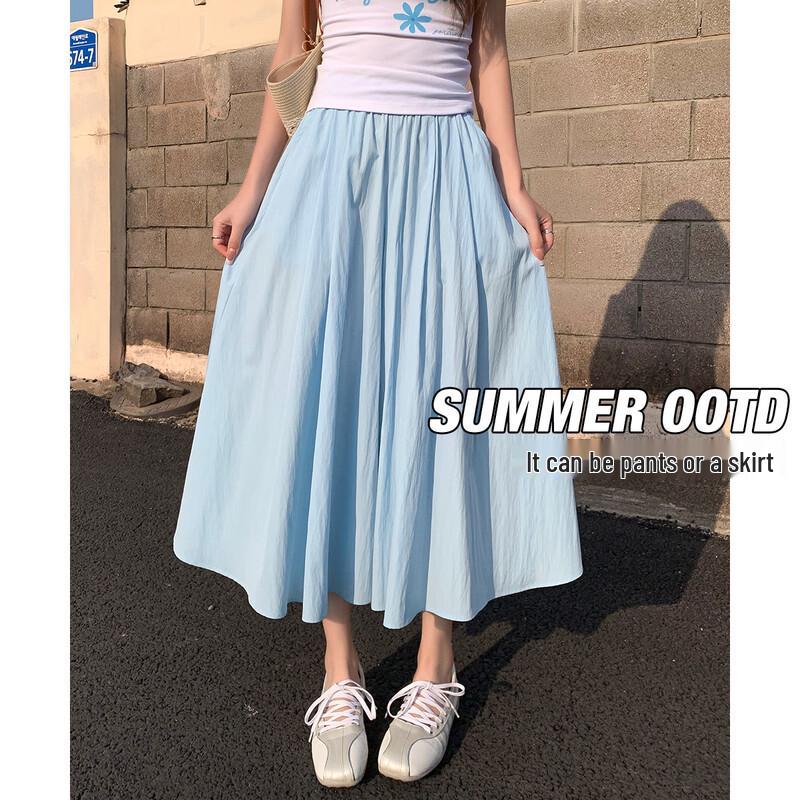 

Women s Relaxed High-Waist Wide-Leg Culottes