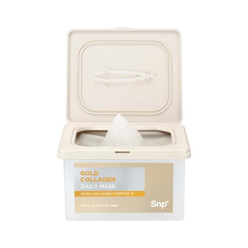 SNP Gold Collagen Daily Dispensing Mask Pack (2-Pack, 60 Sheets)