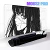 Mousepads Anime Girl Style Aesthetics Mouse Pad Cool Girl PC Offices Tablepads Large Gaming Keyboard Non-slip Desk Table Mats