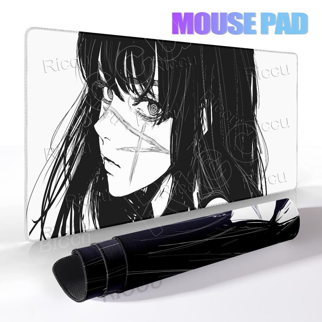 Mousepads Anime Girl Style Aesthetics Mouse Pad Cool Girl PC Offices Tablepads Large Gaming Keyboard Non-slip Desk Table Mats