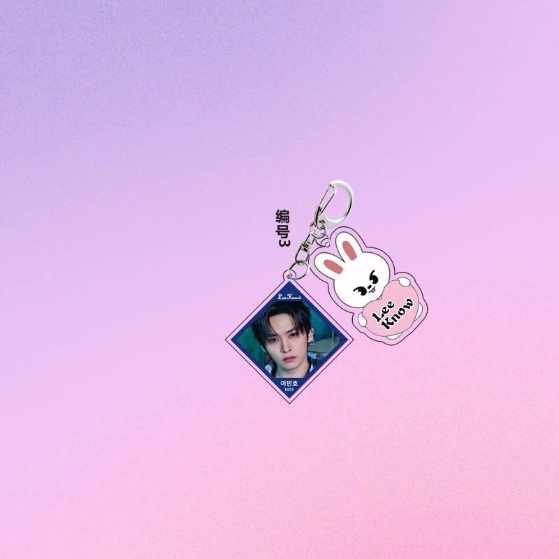 SKZOO Acrylic Keychain StrayKids Keychain Accessories Huang Xuanchen Li Longfu Han Zhicheng Accessories Gifts