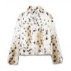 ZA Womens Thick Faux Fur Coat Winter Warm Fluffy Jacket Daily Wear