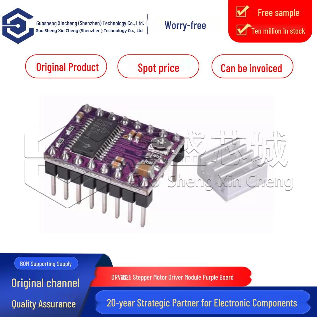 A4988/DRV8825 Stepper Motor Driver Modules: Red, Green, Purple Boards for 3D Printer Accessory
