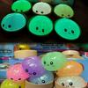 4PC Noctilucent Glitter Dumpling Colorful Buns Soft Stress Relief Viral Green Smile Buns for Stress Relief 2026Party Fidget Gift