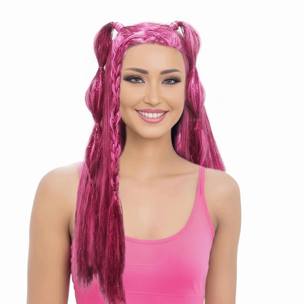 Synthetic Braided Bangs Hairpiece Fashion Halloween Cosplay Wig Celebration Hairstyles