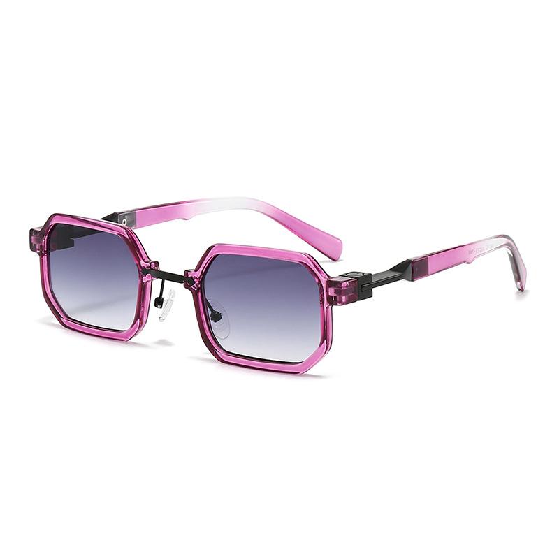 

New Sunglasses Personalized Decorative Glasses for Photography Neutral Rectangular UV Resistant Glasses