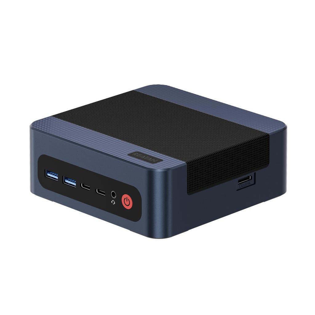 Reatan Mini Gaming PC with AMD Ryzen 7 8745HS A8 to 32GB DDR5 1TB PCIe 4K Triple 8C/6T (up 4.9GHz), RAM, 4.0 SSD, Display, USB/DP/HDMI/2.5G LAN/WiFi