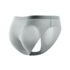 Summer Ultra-Thin Ice Silk Sexy Men Briefs Translucent Low-rise Seamless 3D U Convex
