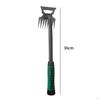 36cm Garden Rake Weeding Tool 2 in 1 Hollow Hoe and Versatile Weed Remover for Agricultural