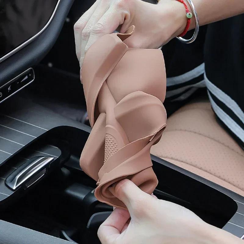 For Mercedes Benz E Class W214 E260 E300 Central Control Water Cup Anti Slip Silicone Protective Pad Interior Accessories