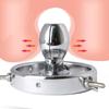 Pleasure Metal Anal Expander Plug for Men & Women - Rear Garden Stimulation & SM Training Toys