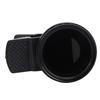37mm Adjustable ND Filter ND2 400 Variable Neutral Density Lens Filter with Clamp for Smartphone Mount Reduces Light