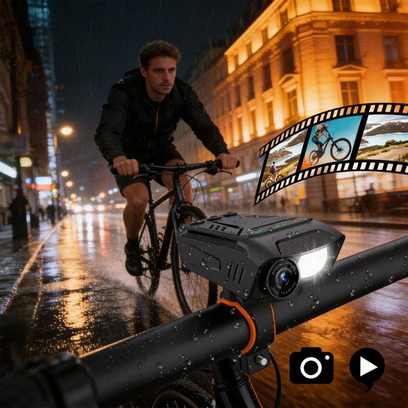 Water Resistant Cycling Video Device With strong Build 1080P Recording And Speed Measurement For Outdoor Use