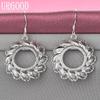 925 Sterling Silver Pendant Earrings Wedding Jewelry