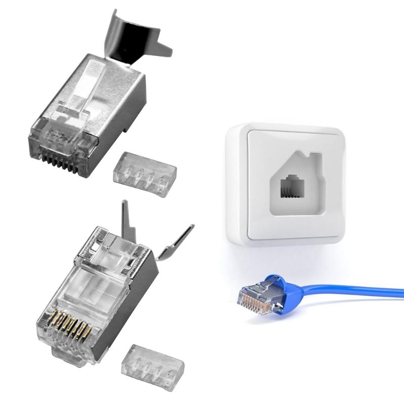 Flammhemmende PVC CAT6A RJ45 Ethernet-Steckverbinder mit verbesserter Kabelidentifizierung und Knickfestigkeit