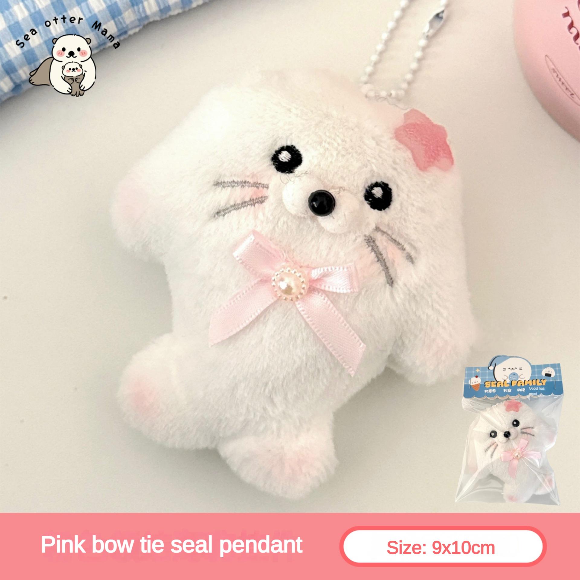 

1/4 Pcs Cute Plush Seal Pendant Keychain Decoration Cute Pet Pendant