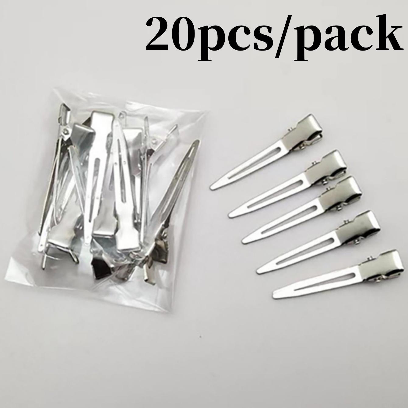 

20/50pcs Salon Fixed Hair Pin Silvery Metal Styling Hair Clips No Crease Curl Duckbill Hairpins Hairdressing Tools for Women Man