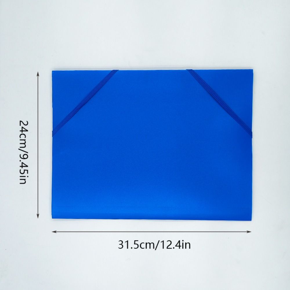 Expandable File Case Elastic Strap Design File Bag High Quality A4 File Folder  Exam Paper Storage